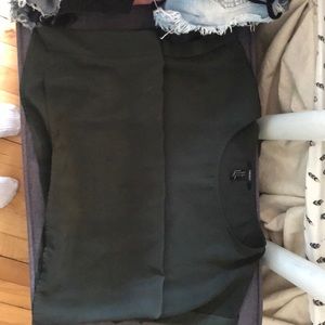 Green blouse